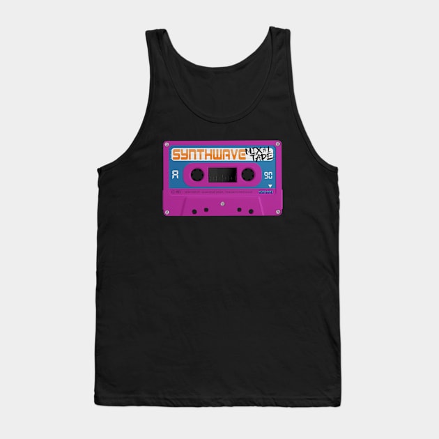 SYNTHWAVE MIXTAPE #1 (1987) Tank Top by RickTurner